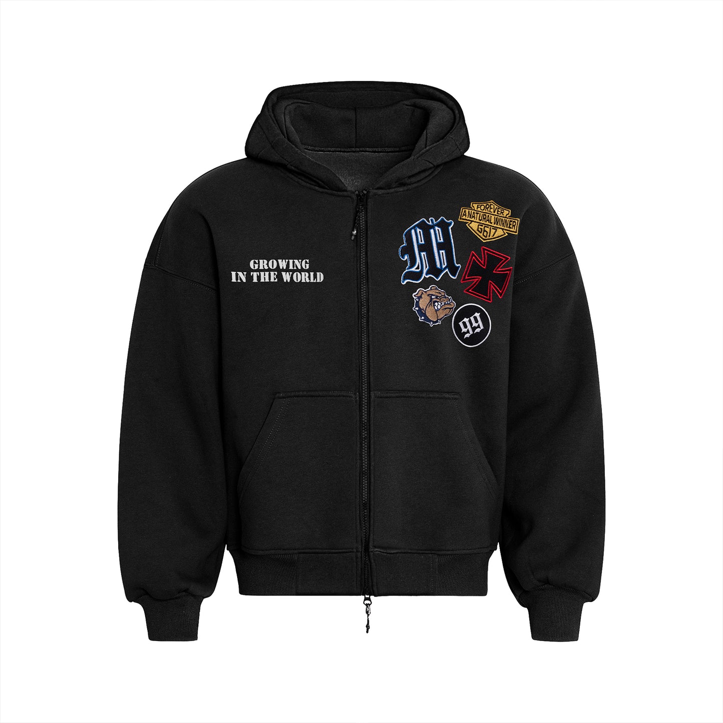 Zip Up Hoodie Boxy World
