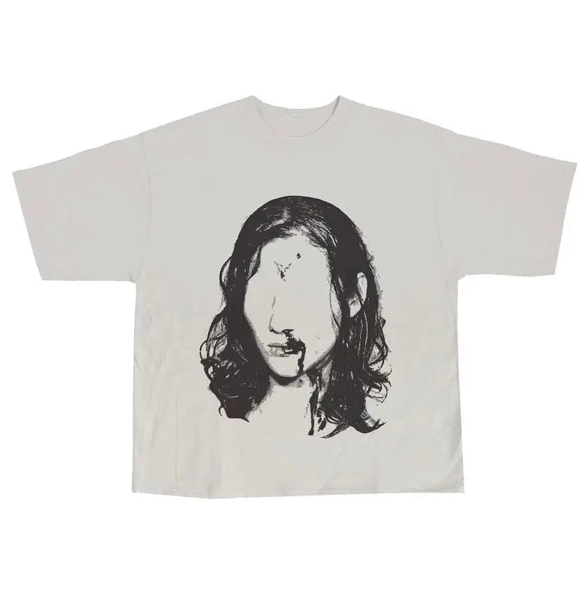 T-shirt Face wavyvinyl