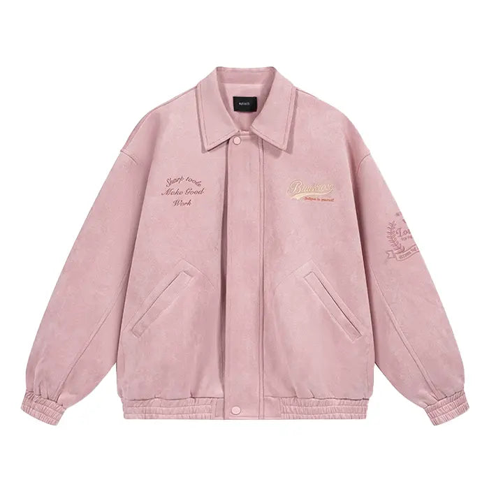 Jacket suede wavyvinyl