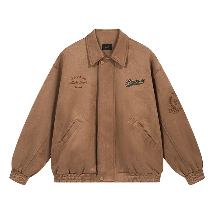 Jacket suede wavyvinyl