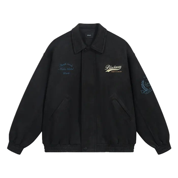 Jacket suede wavyvinyl