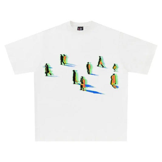 T-shirt Walking wavyvinyl