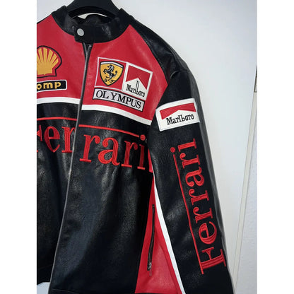 Leather Racing Jacket